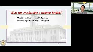 AskAttyErwin Episode 2  How can one become a customs broker [upl. by Neirad]