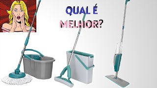 MOP GIRATÓRIO MOP FLASH FIT E MOP SPRAY QUAL É MELHOR PRA QUE SERVEM [upl. by Oremor880]