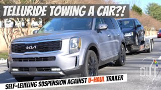 2022 Kia Telluride Towing Review 5000 Pound Test with UHaul Trailer [upl. by Alphonso]