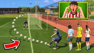 I Attempted the WEIRDEST Shots in FIFA 22 [upl. by Stander]