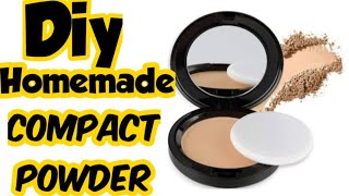 Diy Compact PowderDiy homemade Compact PowderHow to make Compact Powder at homeCompact Powder [upl. by Ahseekat]