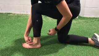 Dorsiflexion with Posterior Glide to the Lateral Malleolus [upl. by Hgiel]