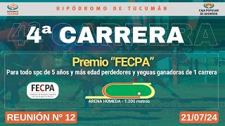 4ta Carrera  Premio quotFECPAquot  1200 metros [upl. by Erna257]