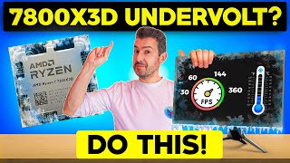 How To Undervolt a Ryzen 7 7800X3D or 9800X3D [upl. by Obel]