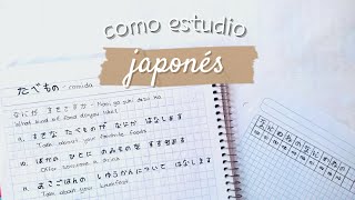 cómo estudio japonés en casa 🍥 aprender japonés por tu cuenta tips para principiantes [upl. by Ecertal770]