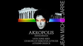 JeanMichel Jarre Live  Akropolis Rehearsals 18th June 2001 [upl. by Adnirim570]