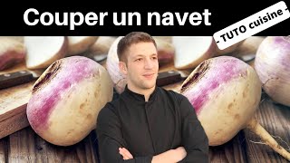 Comment nettoyer et éplucher un navet [upl. by Carli]