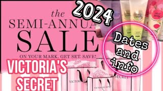 Victoria’s Secret Semi Annual Sale SUMMER 2024 VICTORIAS SECRET PINK Semi Annual Sale DATES 2024 [upl. by Annahsor]