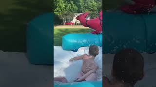 Caiden and Chance go down the slide [upl. by Massey]