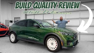 Ford Mustang MachE Rally Build Quality Review  A Fun EV With Great Fit Finish amp Materials [upl. by Dlanger]