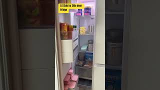 Side by side door Fridge LG foodshortstrendingfridge appliances [upl. by Ellenyl504]