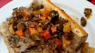 Making Chicago Johnnys Italian Beef With Giardiniera  Chicago Johnnys Italian Beef Gravy Recipe [upl. by Orfinger]