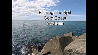 Fishing The Spit Gold Coast Australia [upl. by Eivla]