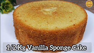 12 Kg Vanilla Sponge Cake Recipe Without Oven  Basic Sponge Cake  1 pound Vanilla Cake Recipe [upl. by Llerdnod732]