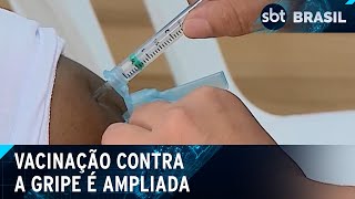 Ministério da Saúde amplia vacinação contra gripe  SBT Brasil 010524 [upl. by Welford]