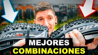 MEJORES COMBINACIONES DE NEUMÁTICOS MTB [upl. by Immac]