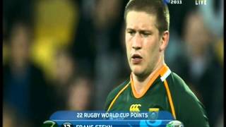 Francois Steyn Massive Penalty Vs Fiji [upl. by Idyh]