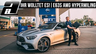 1000km mit EINEM Tank im AMG  2021 Mercedes E63s AMG 40 V8 612PS  HYPERMILING [upl. by Ayala]