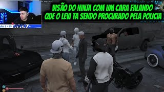 VISÃO DO NINJA COM UM CARA FALANDO QUE O LEVI TA SENDO PROCURADO PELA POLICIA [upl. by Thorny]