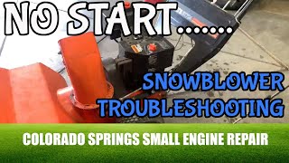 Snowblower Wont Start After Sitting [upl. by Hahseram]