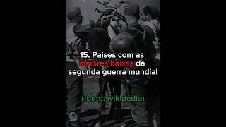 baixas da segunda guerra mundial fypシ foryou fyp shorts parati paravoce ww2 killsviraledit [upl. by Jemma]