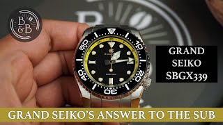 Grand Seiko makes a great dive watch too  Grand Seiko SBGX339 Limited Edition  BampB [upl. by Wolsky]