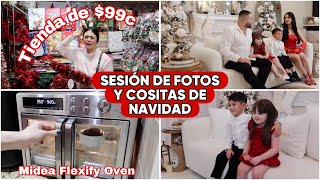 SESION DE FOTOS NAVIDEÑAS Y COMPRAS DE NAVIDAD EN LA 99c  FT Midea Flexify Oven [upl. by Rojas846]