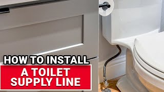 How To Install A Toilet Supply Line  Ace Hardware [upl. by Katalin]