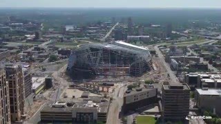 Minnesota Vikings US Bank Stadium TimeLapse [upl. by Isac109]