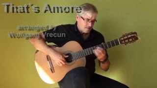 That´s Amore Dean Martin  guitar cover [upl. by Kathryne]