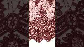 DX006 Embroidered Cloth Lace Material Fabric By The Yard For Dresses lace [upl. by Gun]