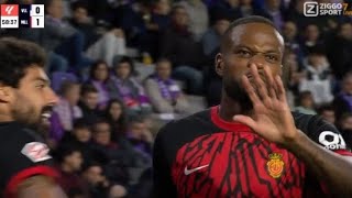 Cyle Larin Goal Real Valladolid vs Mallorca 01 Goals and Extended Highlights [upl. by Enirak]