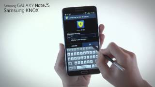 Note3  Samsung KNOX [upl. by Anelle]