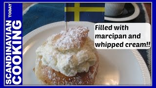 Semla  How To Make Swedish Semlor Buns  Fastlagsbulle [upl. by Mauretta]