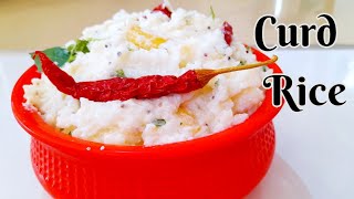 Curd Rice Recipe  Dahi Bhat  How To Make Curd Rice  Dahi Chawal  South Indian Style Curd Rice [upl. by Nima]