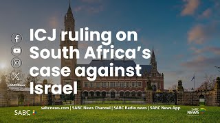 ICJ ruling on SAs case against Israel [upl. by Snehpets]