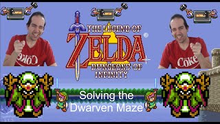 Zelda Dungeons of Infinity Wasting a run on figuring out the INSANE MAZE in Dwarven Mining Village [upl. by Cost224]