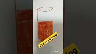 I Tried An Easy 3D Glass Drawing Tutorial glass [upl. by Merilee]