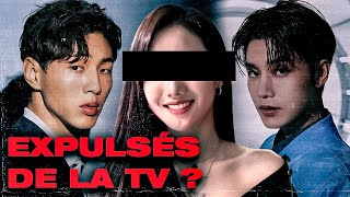 CES STARS CORÉENNES BANNIES DE LA TV  SCANDALES DANS LE MONDE DE LA KPOP ET DU CINÉMA [upl. by Reifnnej672]