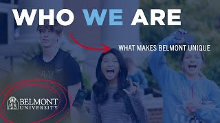 Belmont University Who We Are [upl. by Fia]