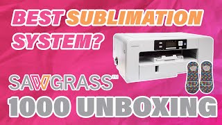 Is Sawgrass Sublimation Machine The Best Sublimation System Out Of The Box Sawgrass1000 Unboxing [upl. by Winter]