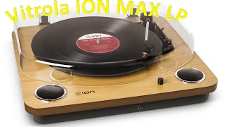 Vitrola toca disco ION MAX LP Review  NOVO [upl. by Balsam]