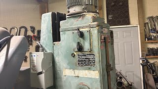 Electrical upgrades for the solberga drill press stripping the old stuff off [upl. by Mahgirb]