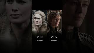 Game of Thrones Then and Now  shorts [upl. by Oinolopa823]