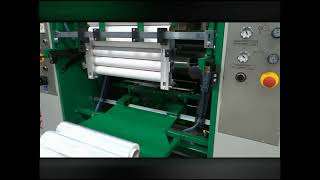 Stretch film rewinding machine [upl. by Rachaba]