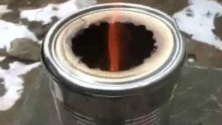 Tin Can Gasifier Stove [upl. by Chemarin]