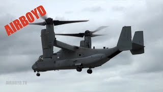 V22 Osprey Demonstration  Farnborough Airshow [upl. by Kazimir]