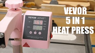 Vevor 5 in 1 Heat Press Setup [upl. by Aplihs]