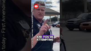 Unprofessional Cop Hates The 1st Amendment [upl. by Mart790]