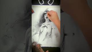 Vampirella art halloween vampirella timelapse drawing [upl. by Annehsat]